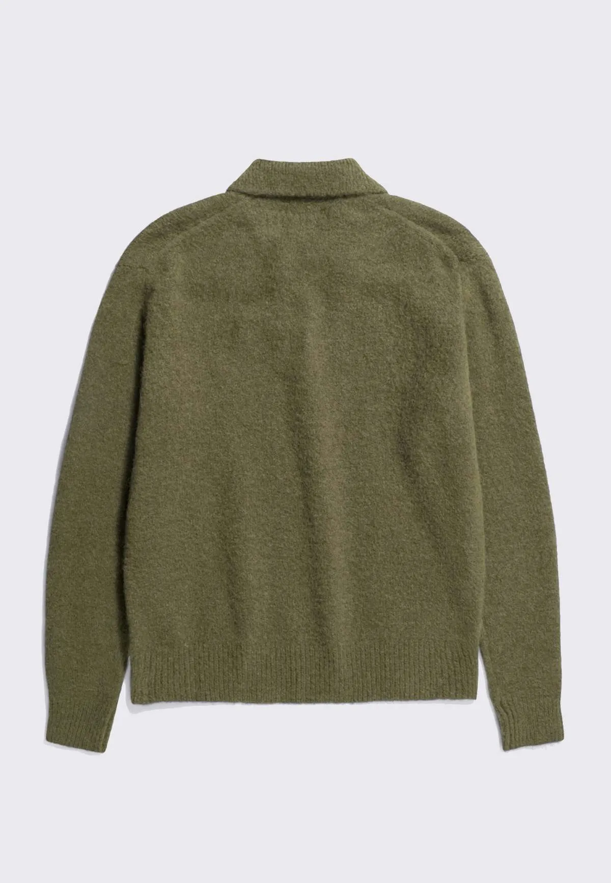 Rasmus Relaxed Brushed Polo - Ivy Green