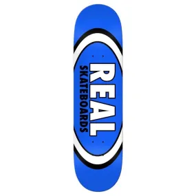 Real Team Classic Oval Skateboard Deck Blue 8.5