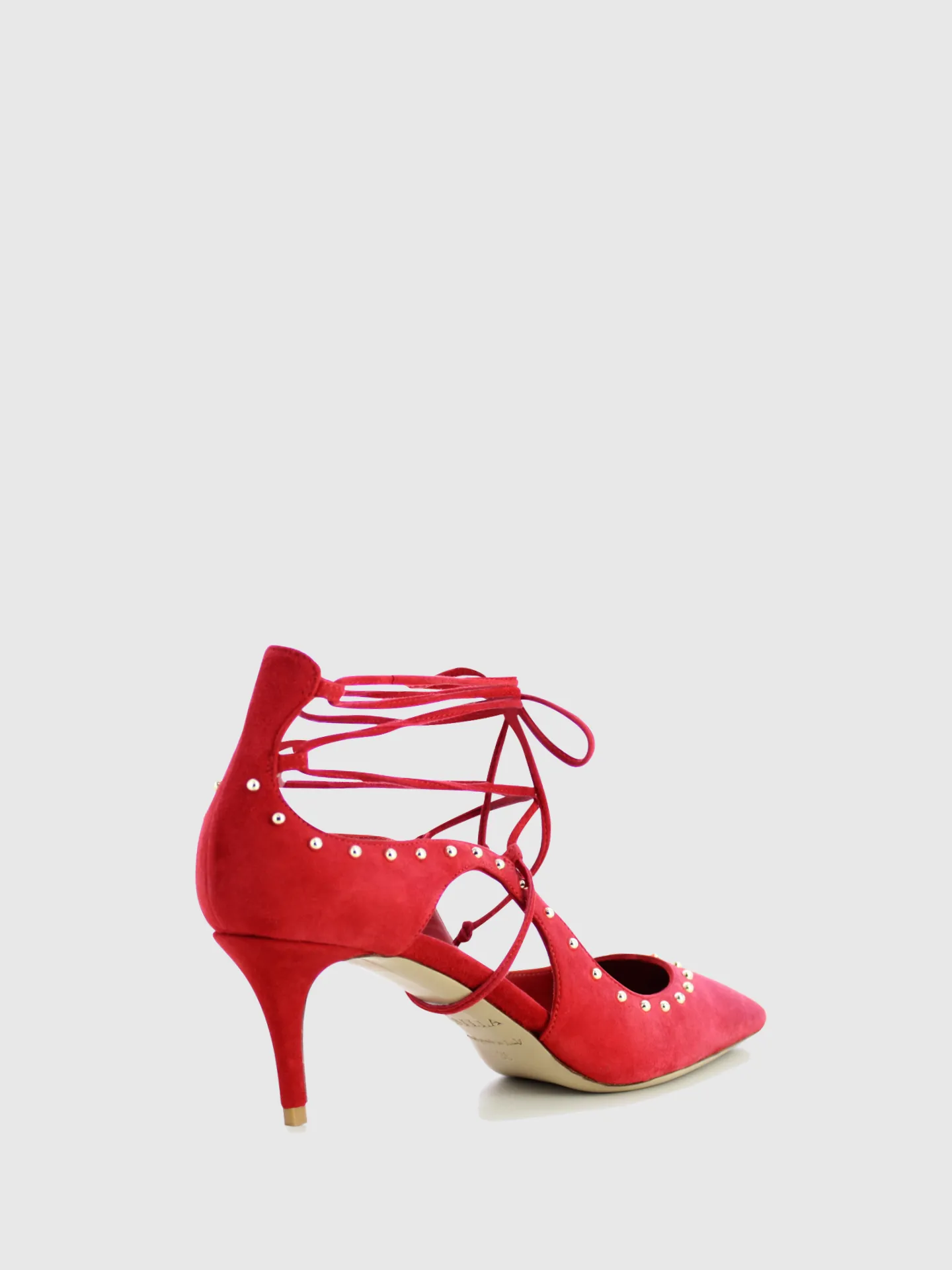 Red Ankle Strap Sandals