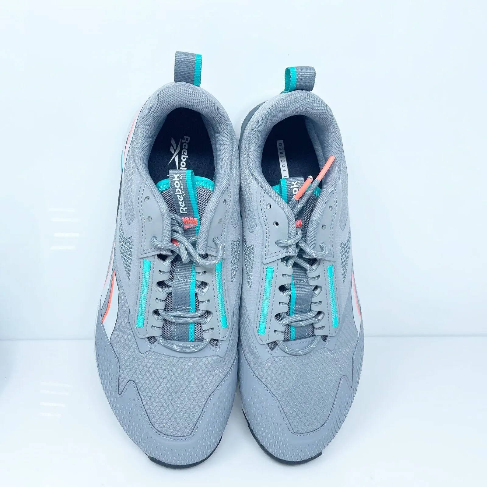 Reebok Womens Nanoflex Adventure TR GY9781 Gray Running Shoes Sneakers Size 8.5