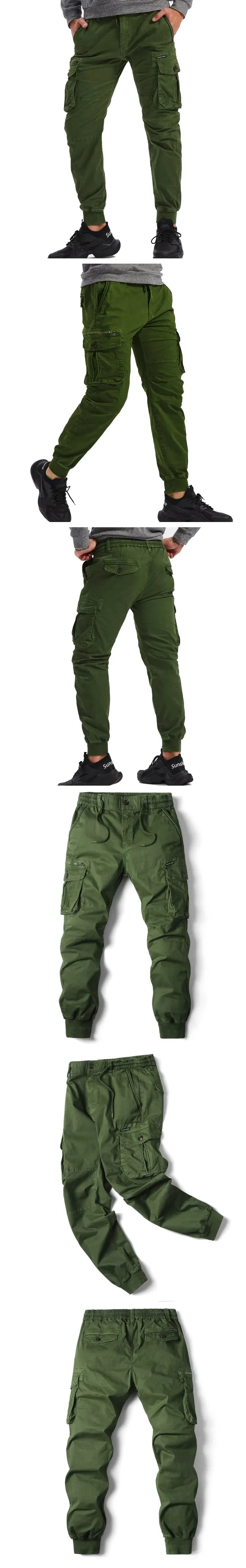 Rib Style Side Pockets Cargo Pants