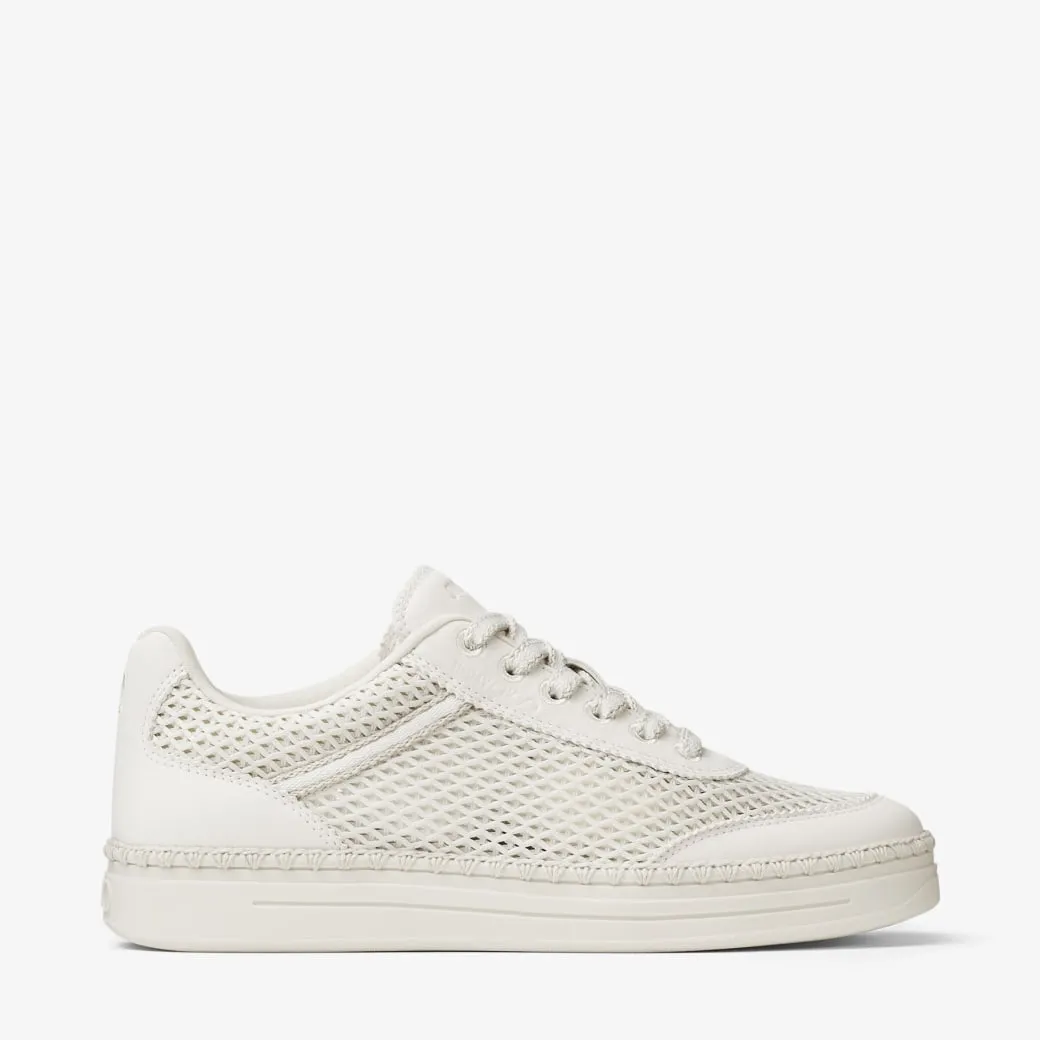 Rimini/f Latte Mesh Trainers