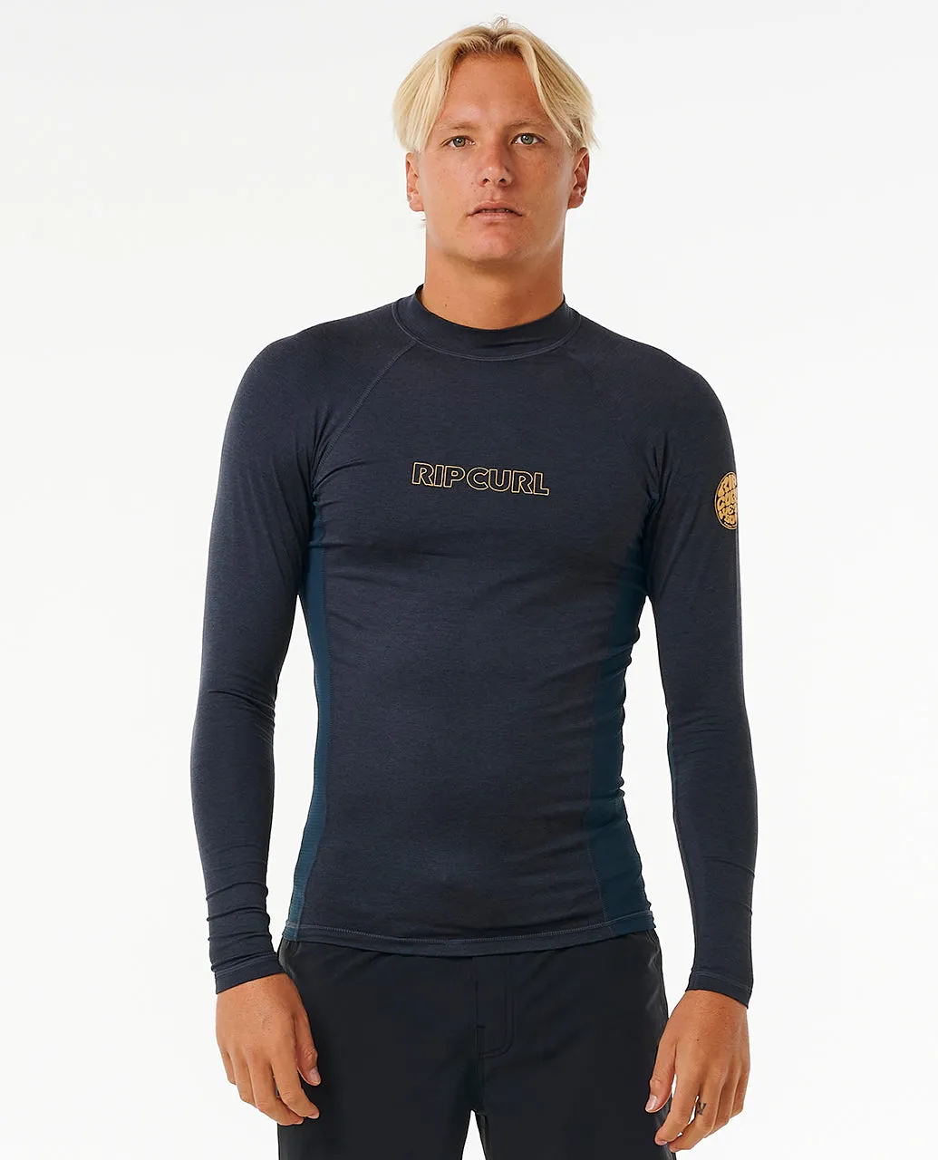 Rip Curl Mens Dawn Patrol UPF 50 Perf Long Sleeve Rash Vest