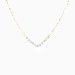 Rising Star Diamond Tennis Necklace (Demi)