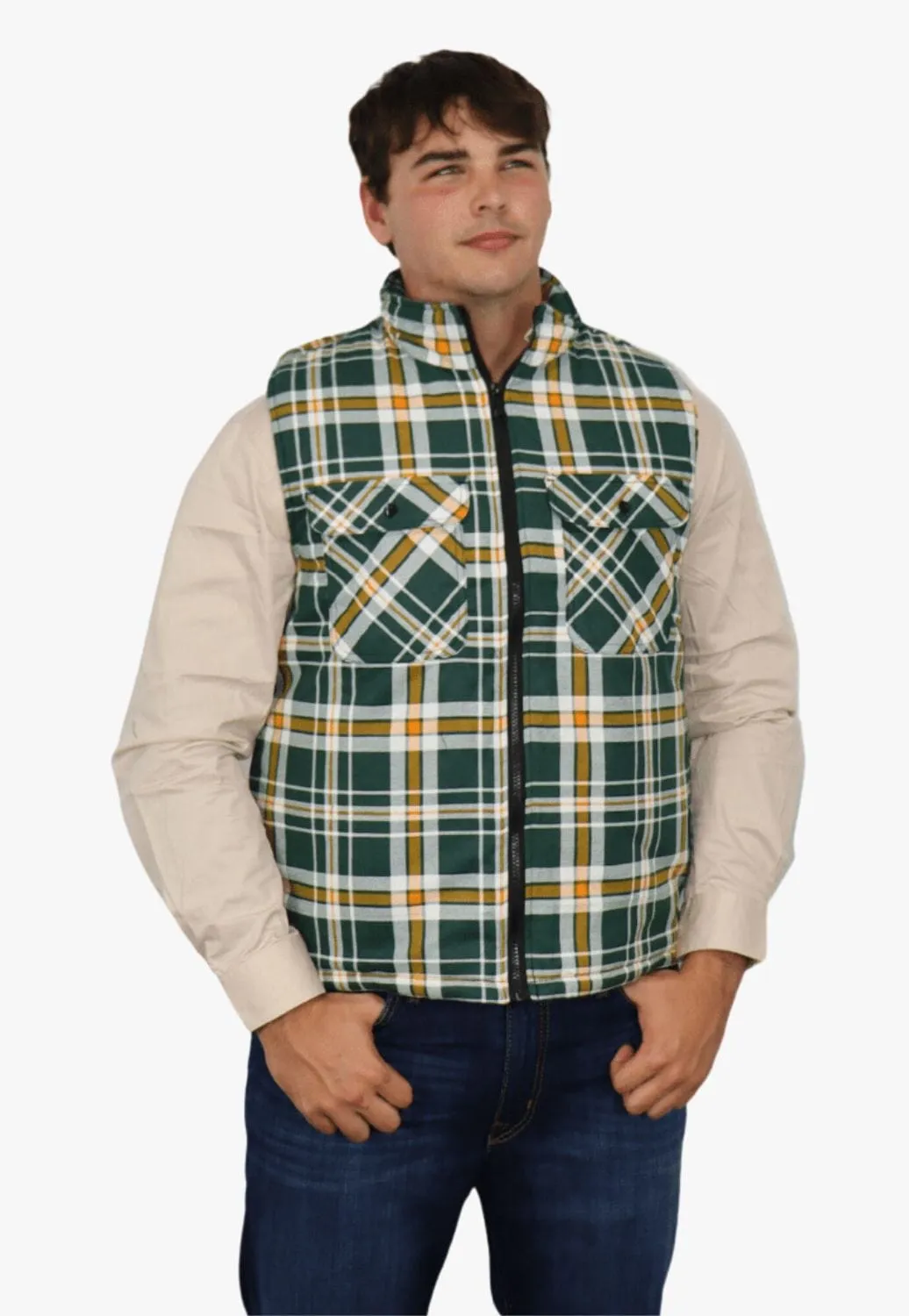Ritemate Quilted Flannelette Vest