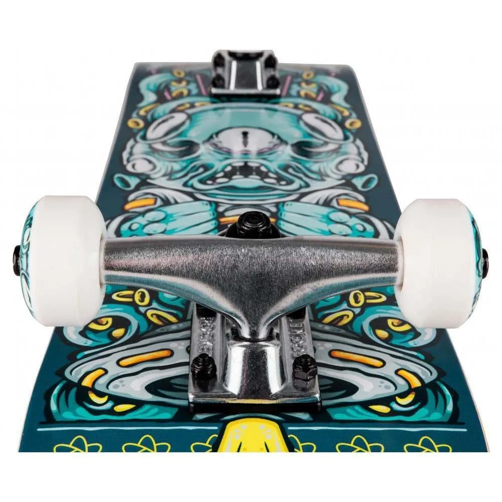 Rocket Skateboards Alien Pile-up Factory Complete Skateboard Blue 7.375