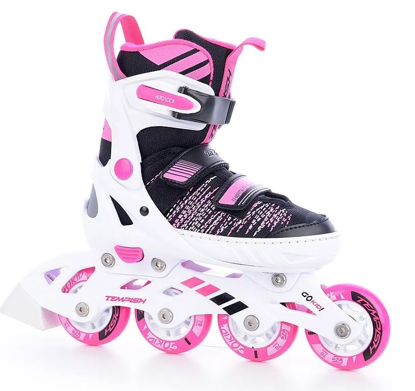 roller skates Tempish Gokid - Black/Pink - girl´s