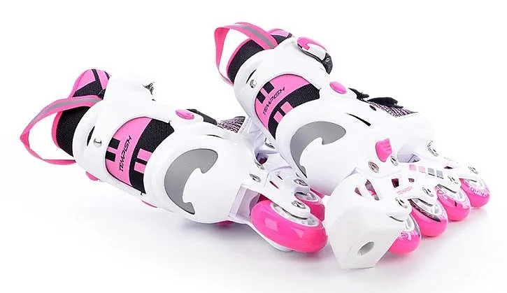 roller skates Tempish Gokid - Black/Pink - girl´s