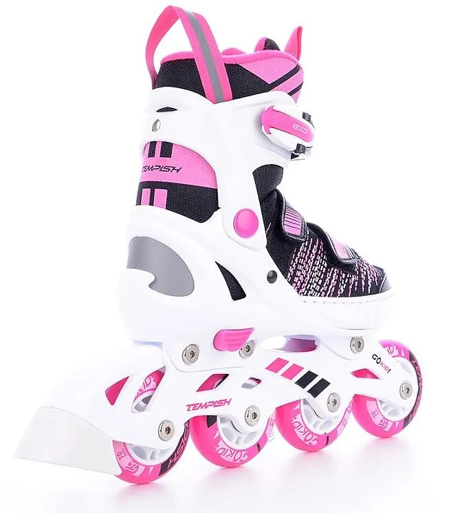 roller skates Tempish Gokid - Black/Pink - girl´s