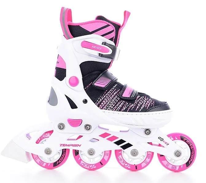 roller skates Tempish Gokid - Black/Pink - girl´s