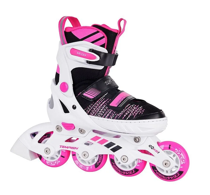 roller skates Tempish Gokid - Black/Pink - girl´s