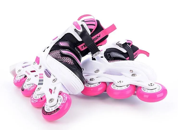 roller skates Tempish Gokid - Black/Pink - girl´s