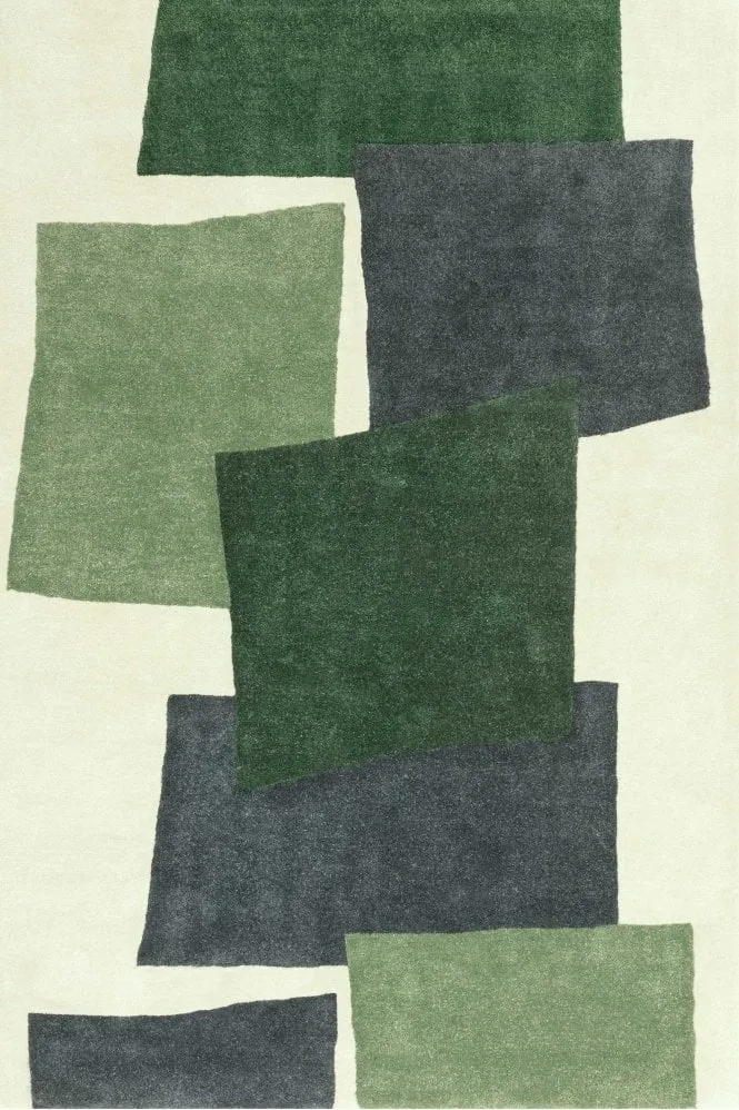 Romy Rug in Papercut Green    