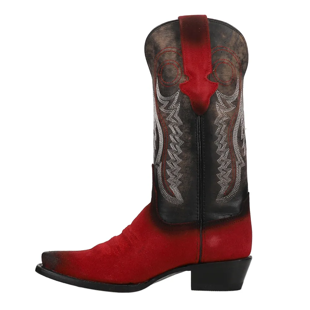 Roughrider Embroidered Snip Toe Cowboy Boots