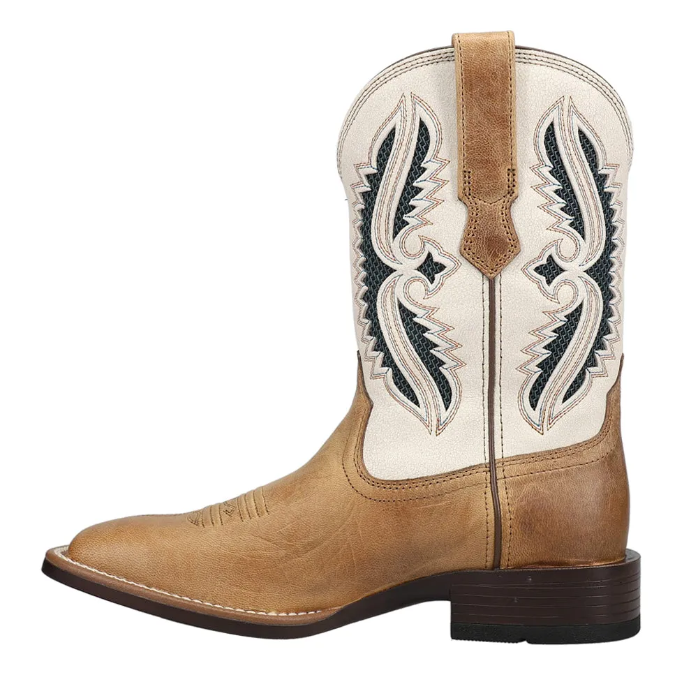 Rowder Venttek 360 Embroidered Tool-Inlayed Square Toe Cowboy Boots