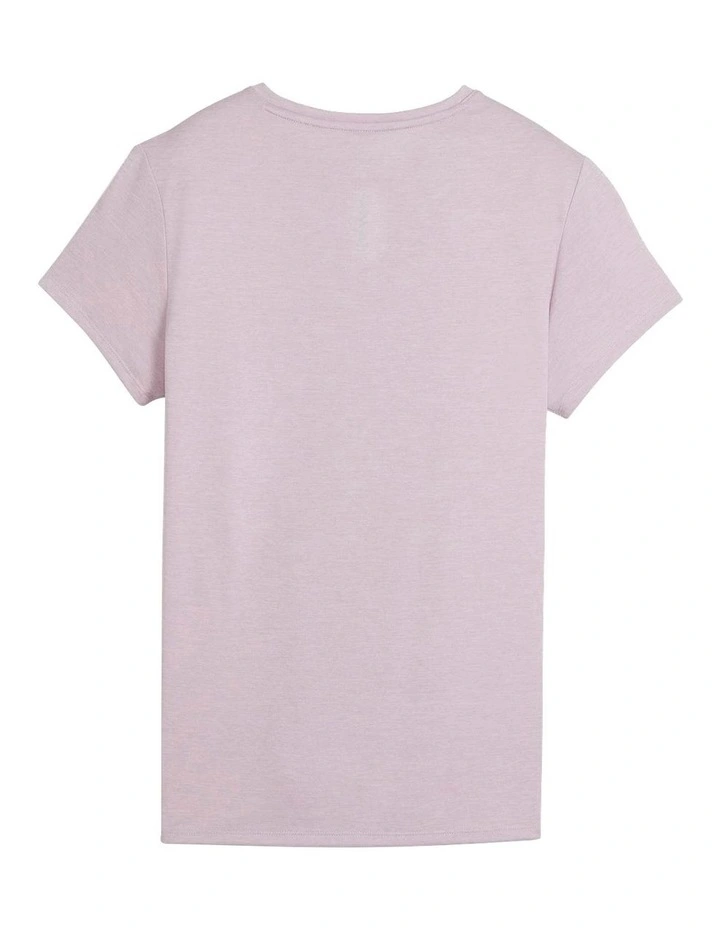 Run Favorite Heather Tee in Grape Mist Heather