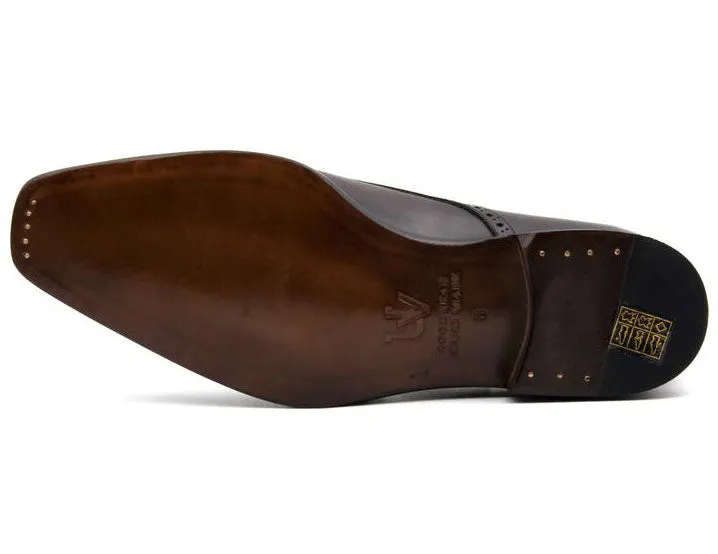 Ryan Burnished Calfskin Double Monkstrap Brown