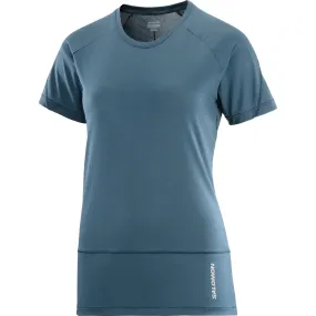 Salomon - Cross Run T-Shirt Women midnight navy