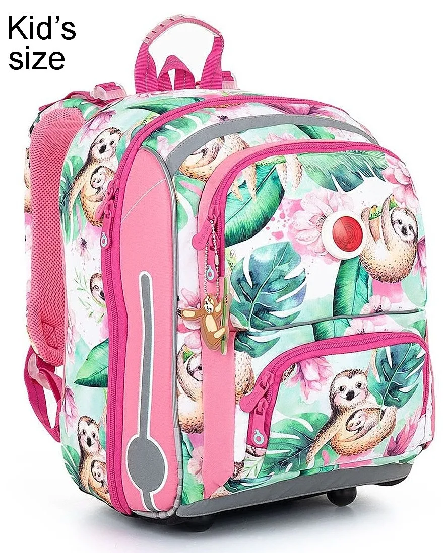 schoolbag Topgal BEBE 23001 - G/White/Pink - kid´s