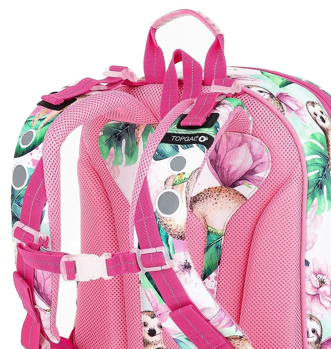 schoolbag Topgal BEBE 23001 - G/White/Pink - kid´s