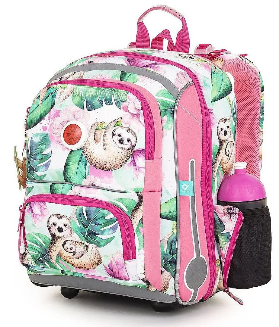 schoolbag Topgal BEBE 23001 - G/White/Pink - kid´s