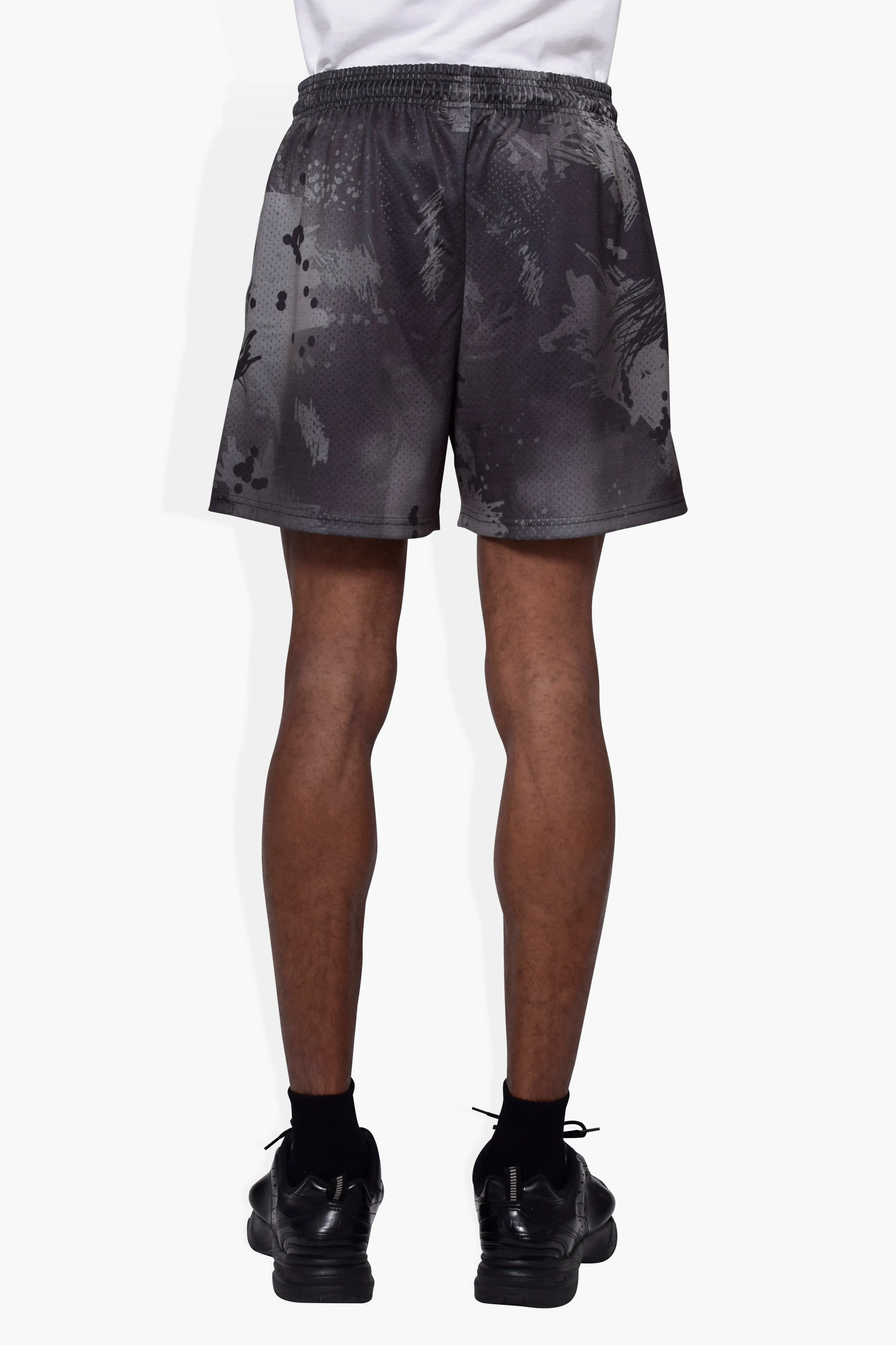 Scratch Camo Short Black