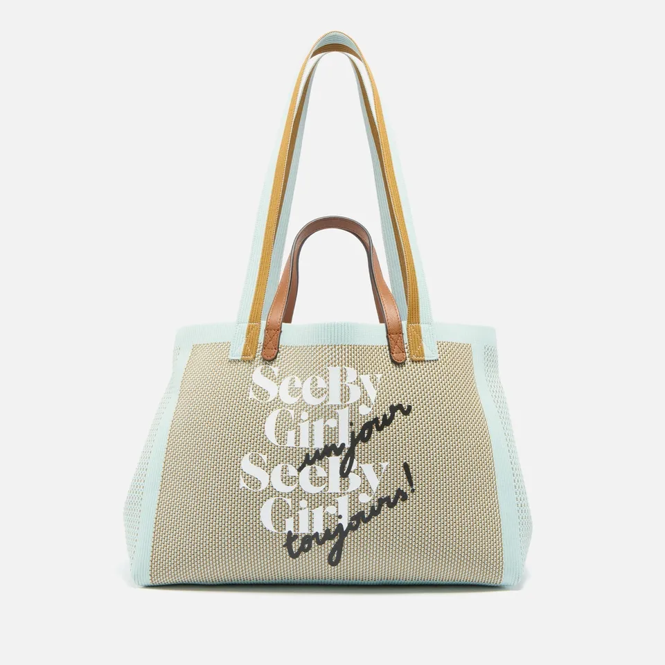 See By Chloé See Bye Bye Woven Tote Bag | Coggles