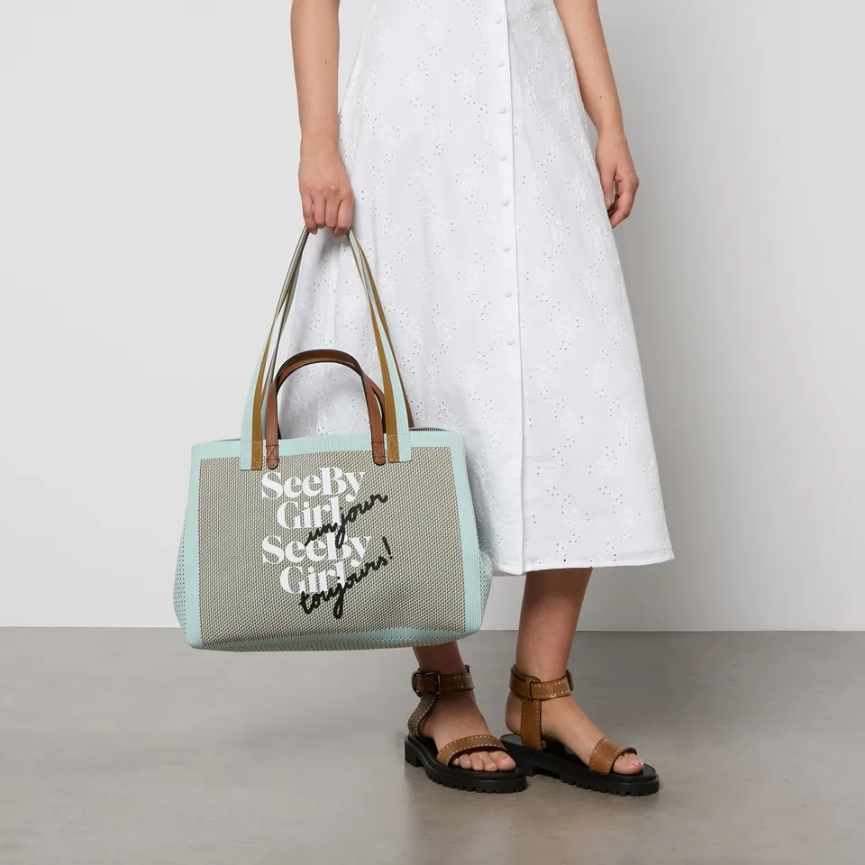 See By Chloé See Bye Bye Woven Tote Bag | Coggles