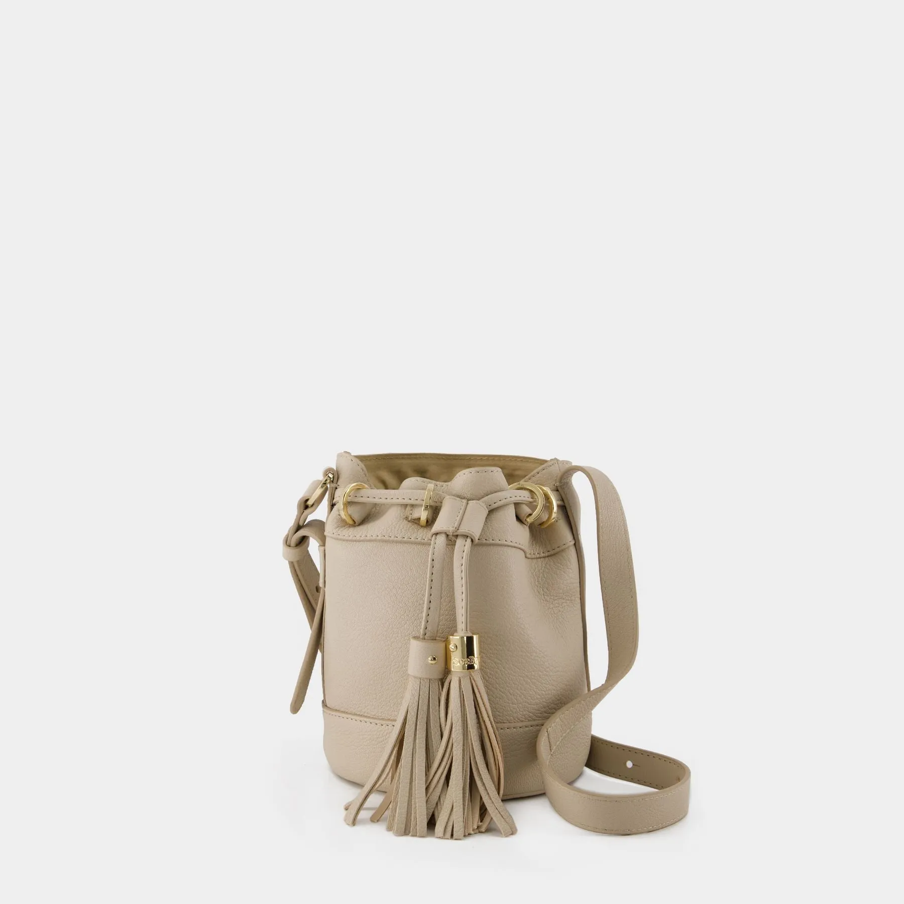 See by Chloé  Vicki crossbody bag - See By Chloé - Leather - Cement Beige