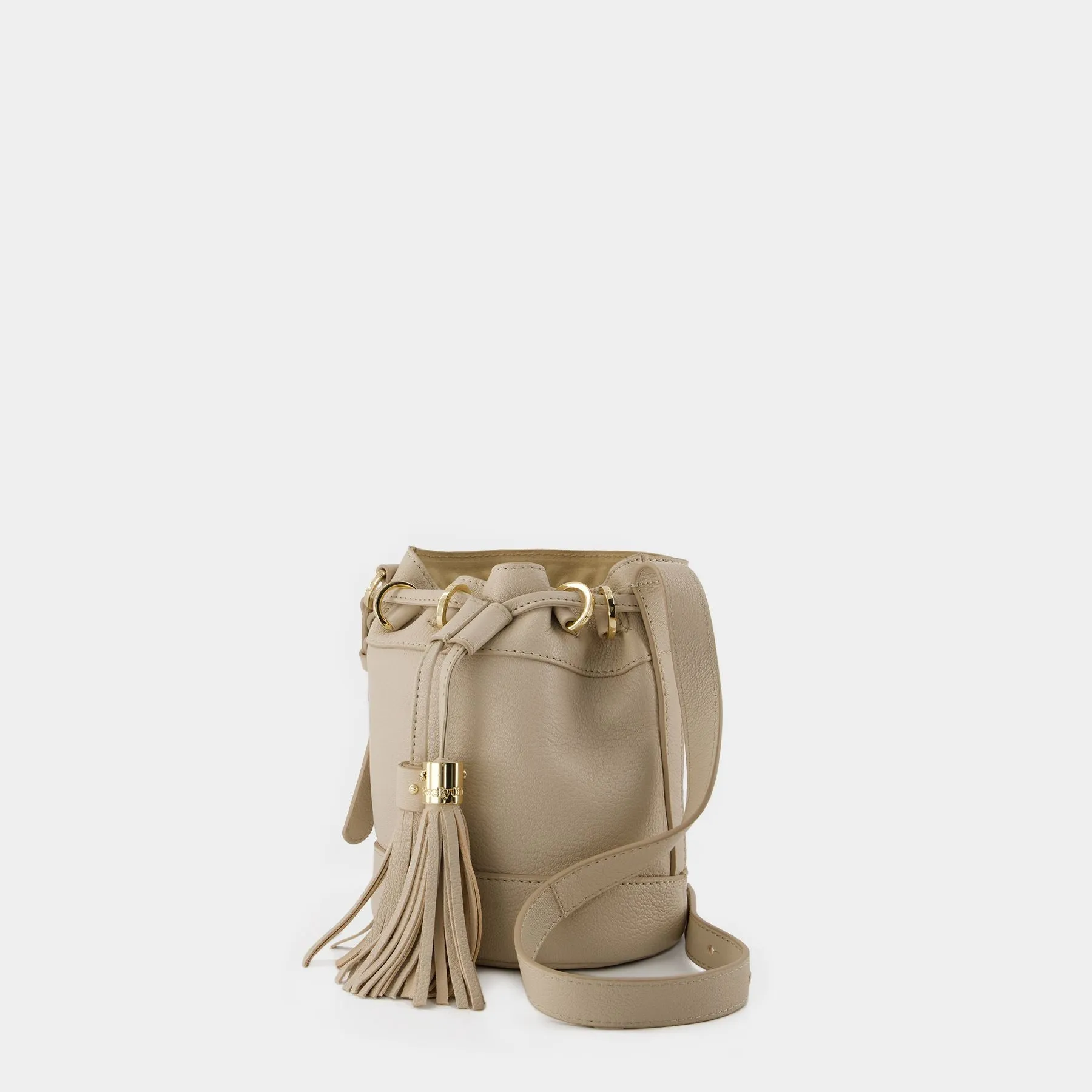See by Chloé  Vicki crossbody bag - See By Chloé - Leather - Cement Beige