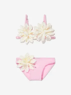 Selini Action Girls Flower Bikini in Pink