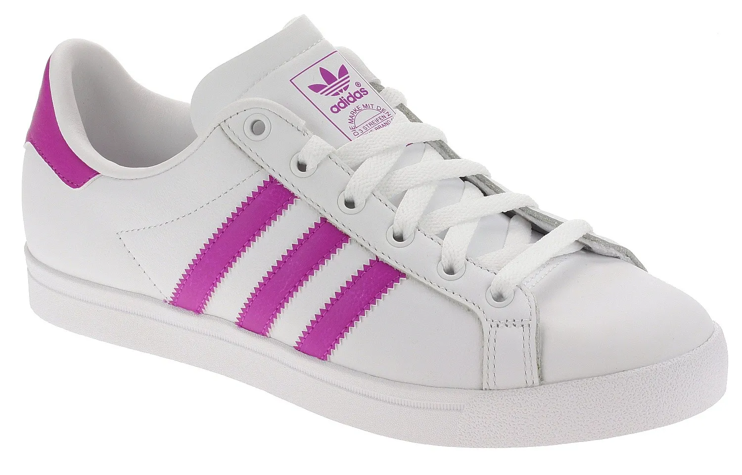 shoes adidas Originals Coast Star - White/Vivid Pink/White - women´s