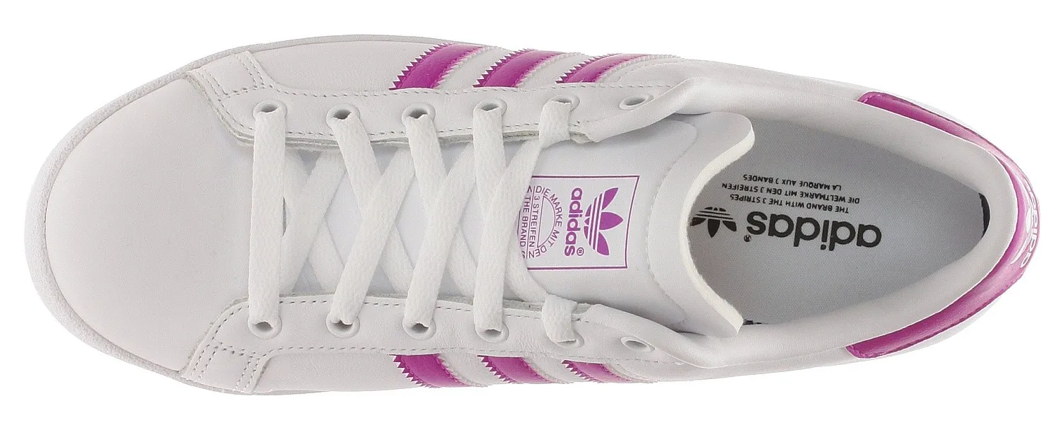 shoes adidas Originals Coast Star - White/Vivid Pink/White - women´s