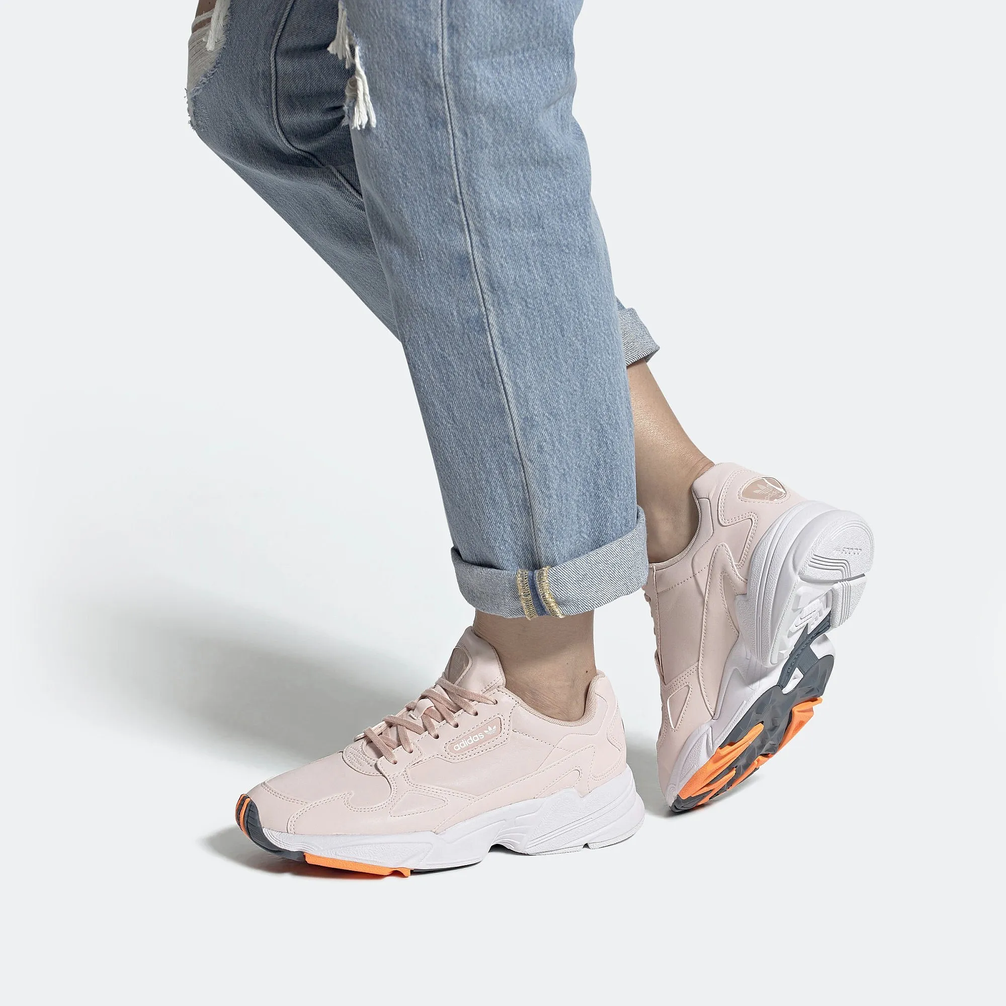 shoes adidas Originals Falcon - Vapor Pink/Signal Orange/Legacy Blue - women´s