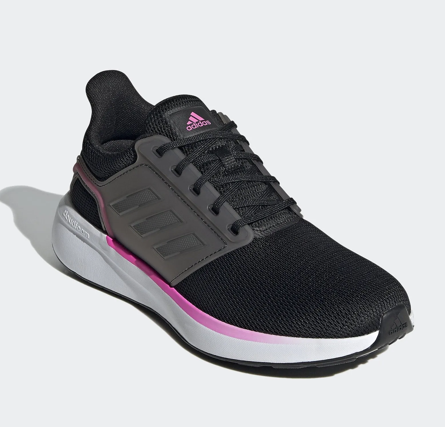 shoes adidas Performance EQ19 Run - Core Black/Iron Mettalic/Screaming Pink - women´s