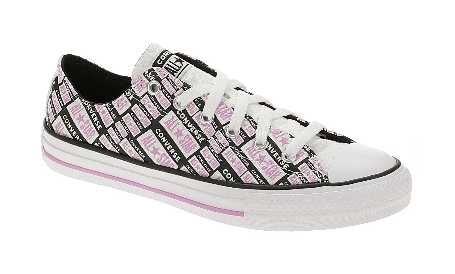 shoes Converse Chuck Taylor All Star OX - 667208/Black/Peony Pink/White - girl´s