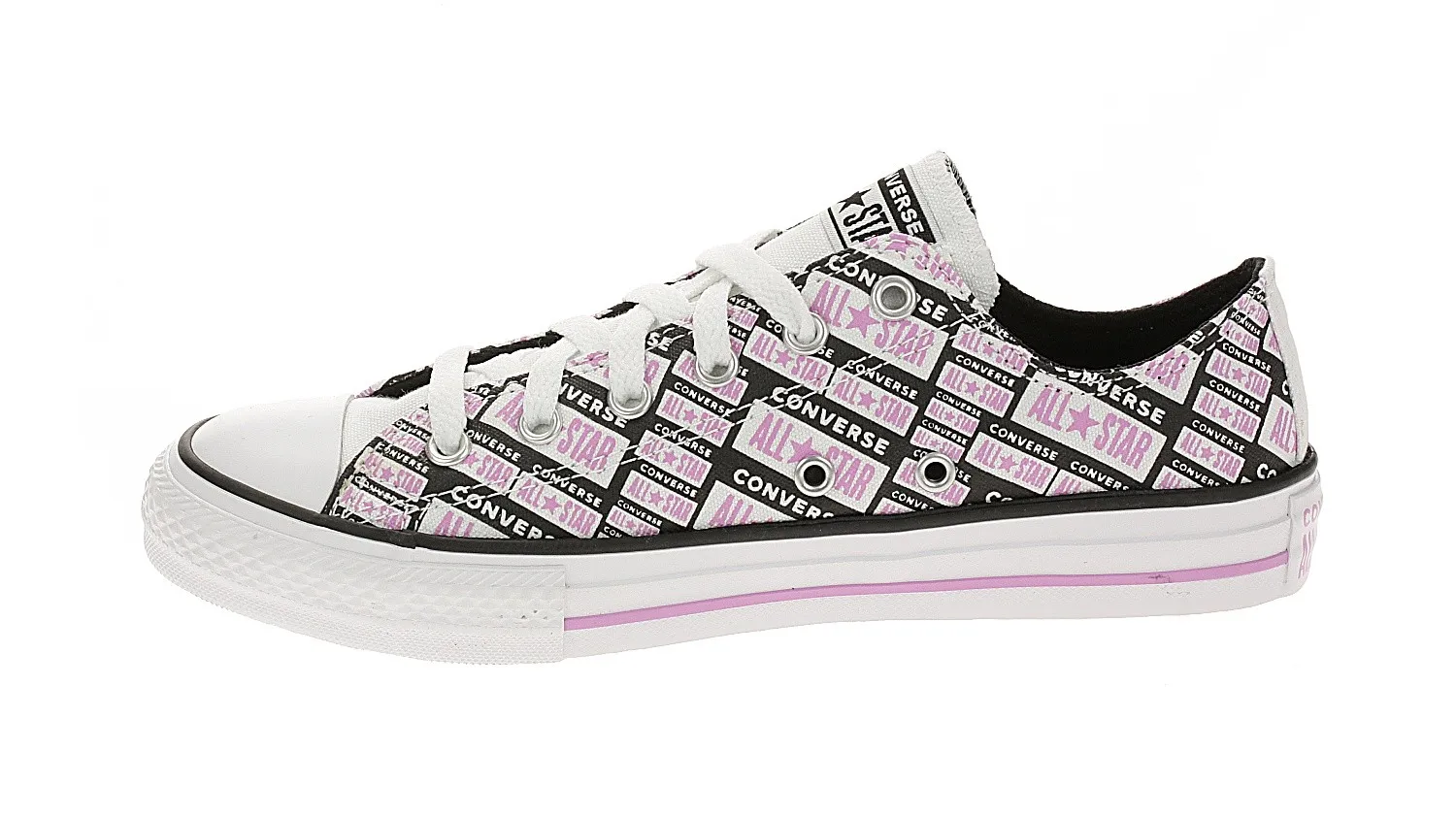 shoes Converse Chuck Taylor All Star OX - 667208/Black/Peony Pink/White - girl´s