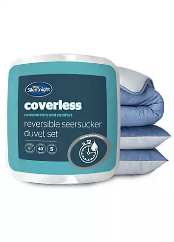 Silentnight Seersucker 10.5 Tog Coverless Reversible Duvet Cover Set | Kaleidoscope