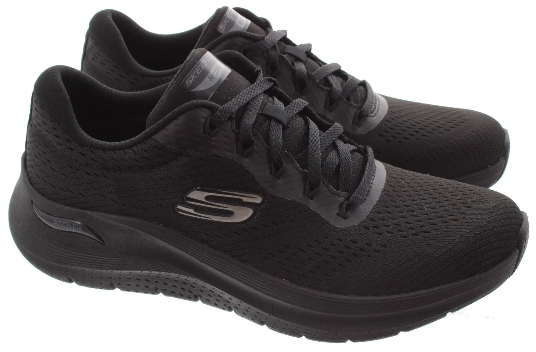 SKECHERS Ladies 150051 Arch Fit Trainers In Black