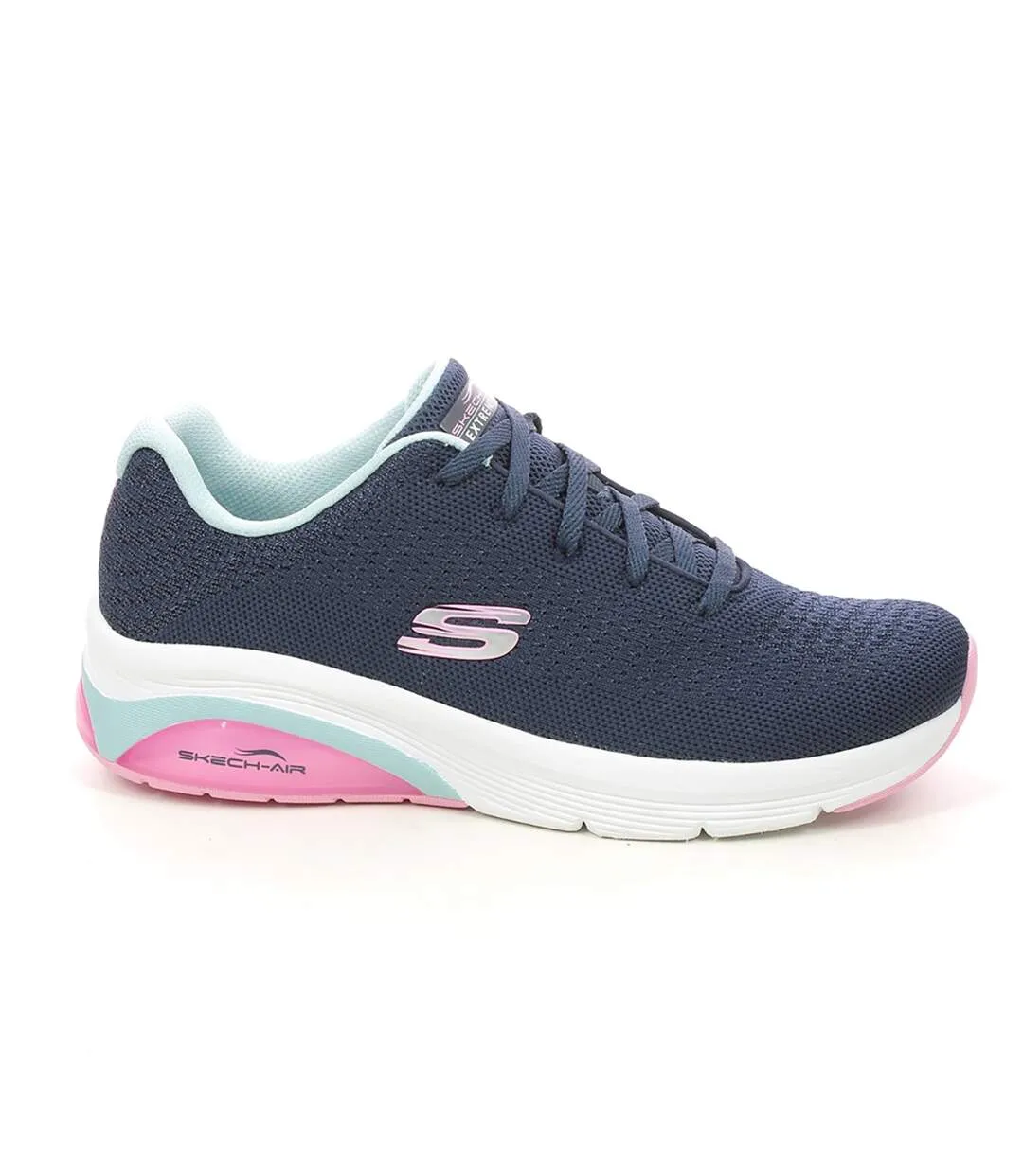 Skechers Womens/Ladies Skech-Air Extreme 2.0 Classic Vibe Sneakers (Navy/Light Blue) - UTFS8583