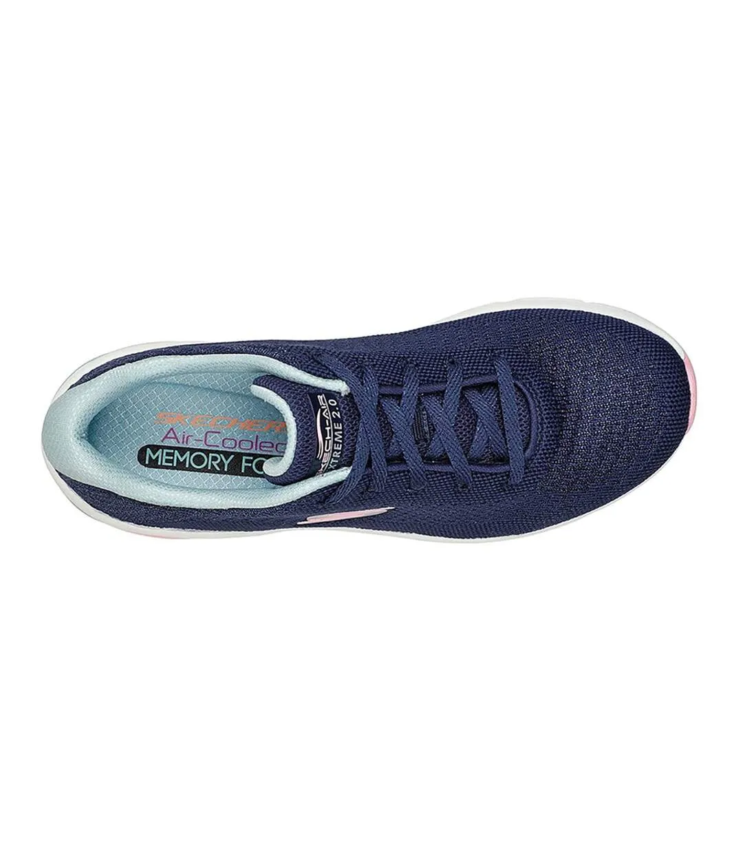 Skechers Womens/Ladies Skech-Air Extreme 2.0 Classic Vibe Sneakers (Navy/Light Blue) - UTFS8583