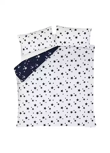 Sleepdown Celestial Moons & Stars Duvet Cover Set | Kaleidoscope