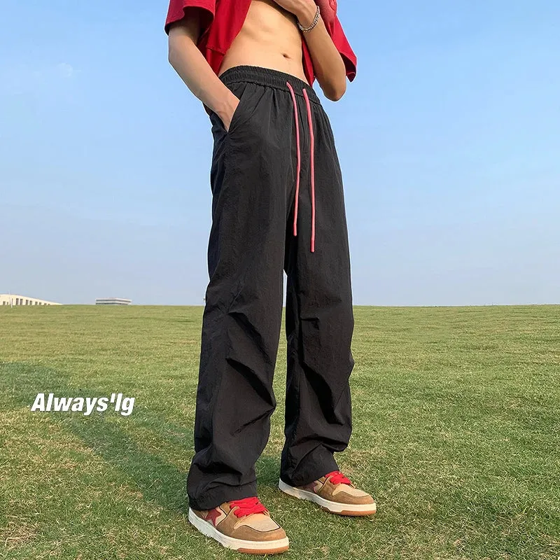 Solid Color Oversized Cargo Pants