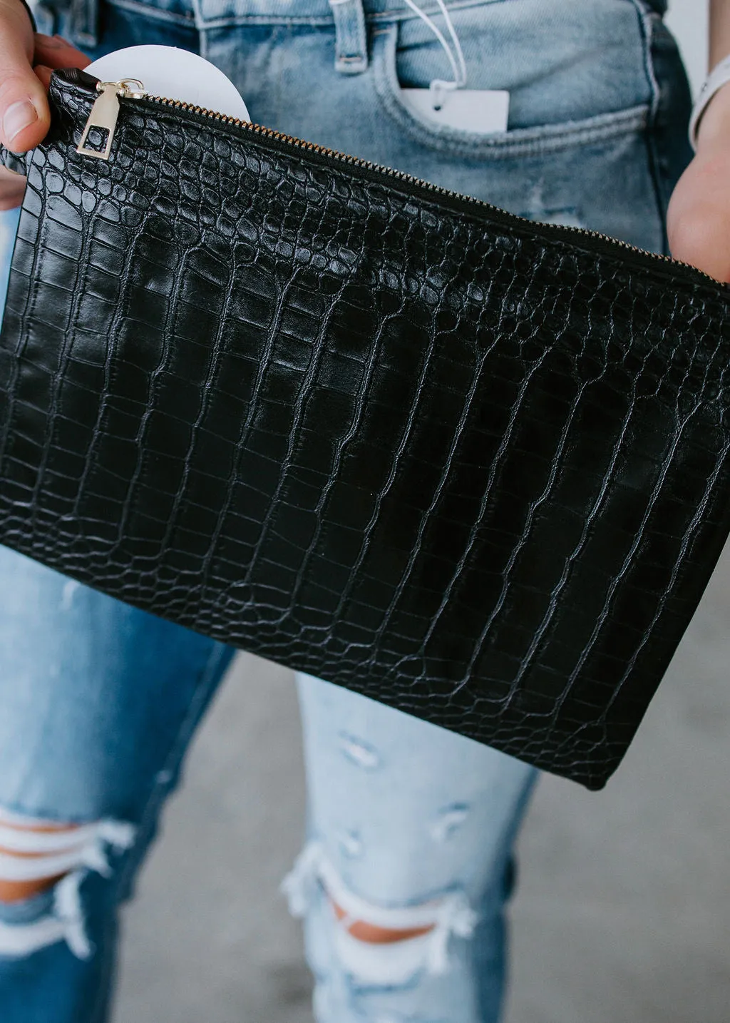 Stefana Studded Clutch
