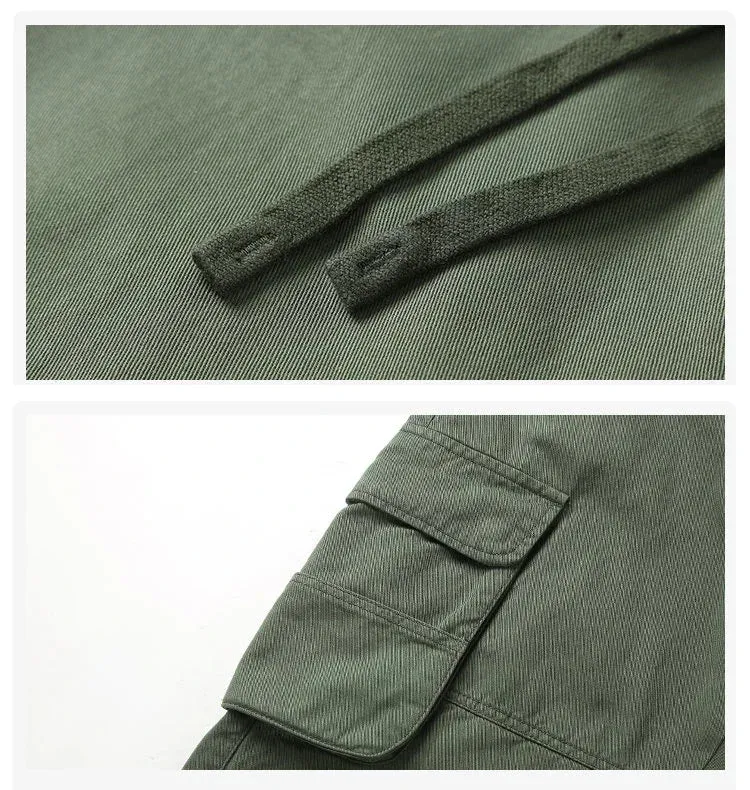 Straight Leg Multi Pocket Cargo Pants