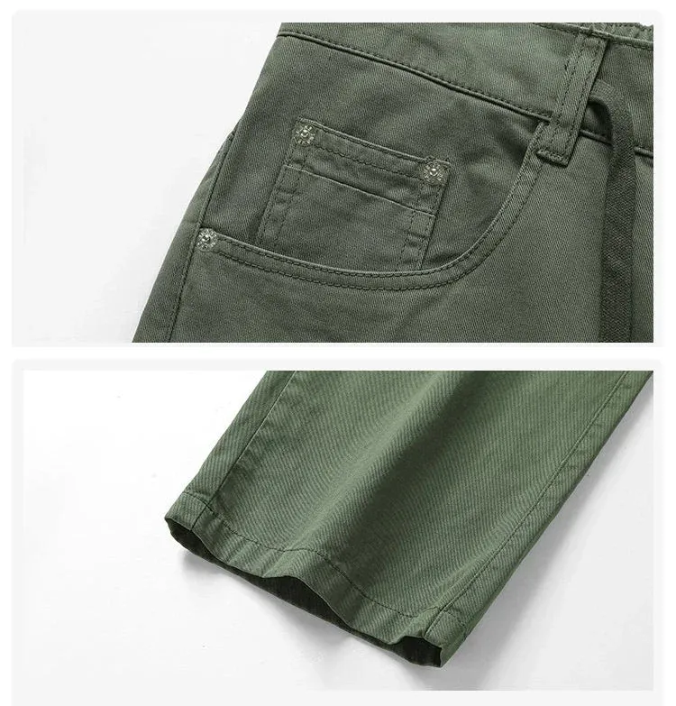 Straight Leg Multi Pocket Cargo Pants