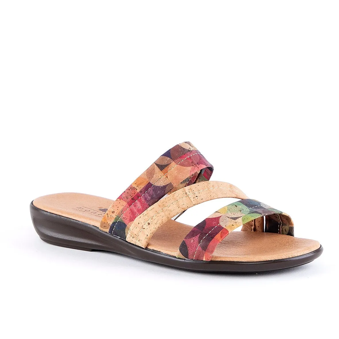 Strap Rainbow Cork Sandals | Cork Shoes