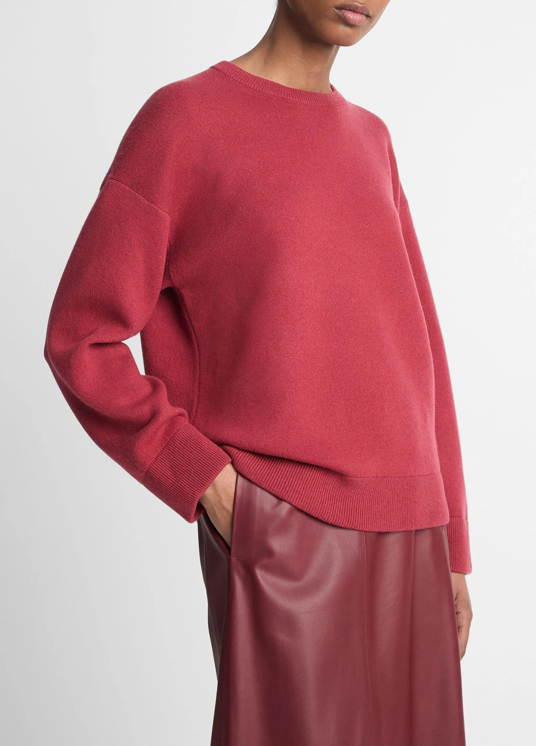 Structured Wool-Blend Pullover