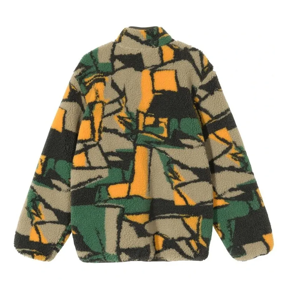 STSSY BLOCK SHERPA PULLOVER // MULTI