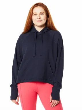 Sweaty Betty | Revive Cropped Hoodie | Navy